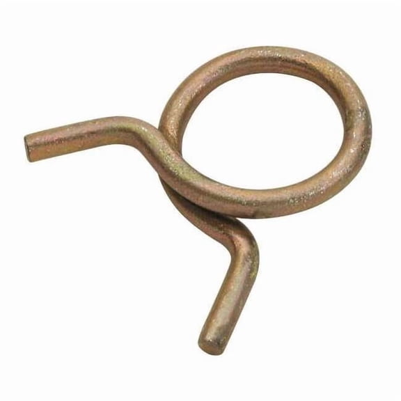 Hose Clamp,Dia 0.562x0.107,Ylw,PK100 HC-9ST ZD