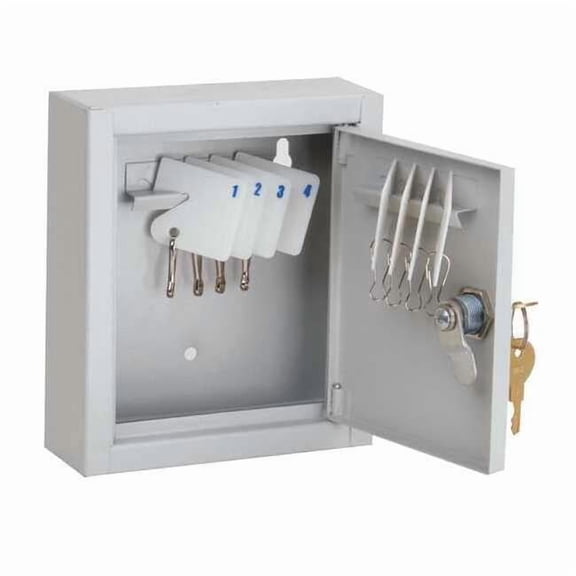 Manufacturer Varies Key Box, Beige, Steel, Cam Lock, Powder Coated 33J868