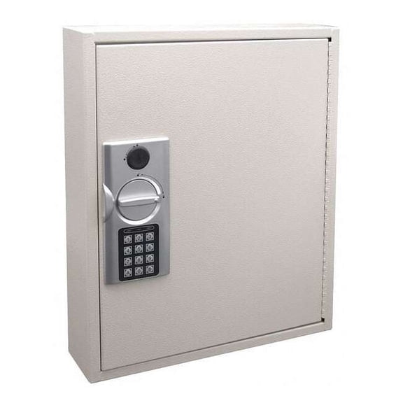 Manufacturer Varies Key Cabinet, Steel, Beige, 60 Key Capacity 52AT99