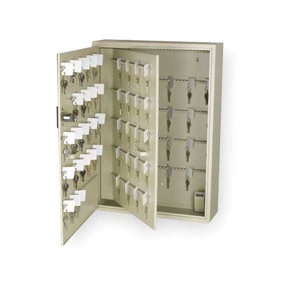 Manufacturer Varies Key Control Cabinet, Steel, Beige, 730 Key Capacity 2NET9