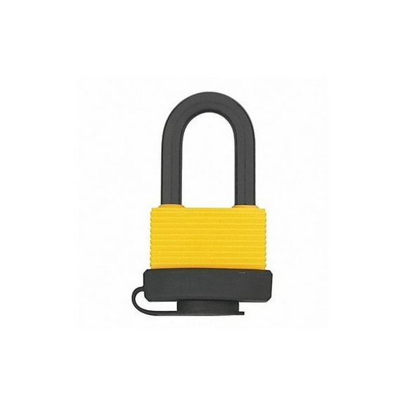 Manufacturer Varies Keyed Padlock, 13/16 in,Rectangle,Silver 48JP99