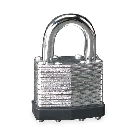 Manufacturer Varies Keyed Padlock, 27/32 in,Rectangle,Silver 1XRT6