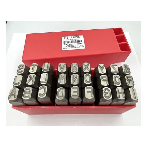 Manufacturer Varies Hand Stamp Kit, Letter Set 1F109