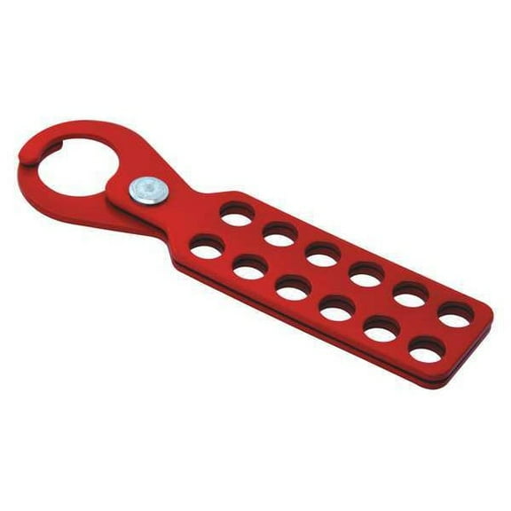 Manufacturer Varies Lockout Hasp,Red,8-1/2 in. L,Steel 45MZ52