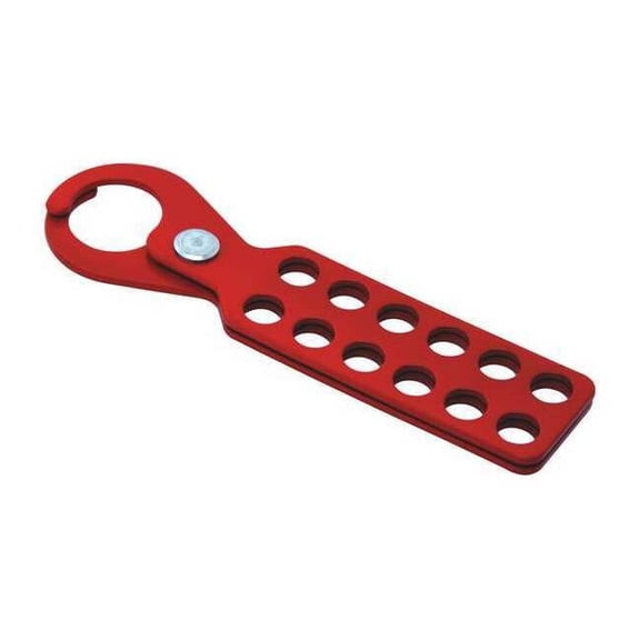 Manufacturer Varies Lockout Hasp,Red,8-1/2 in. L,Steel 45MZ52