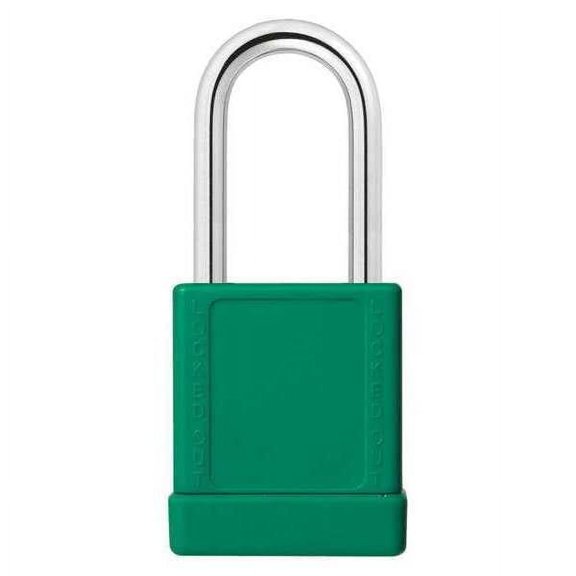 Manufacturer Varies Lockout Padlock,KA,Green,2"H,PK3 48JT05