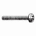 thumbnail image 1 of M5-0.80 x 12 mm Slotted Cheese Machine Screw, Plain 316 Stainless Steel, 25 PK, 1 of 1