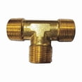 thumbnail image 1 of Manufacturer Varies Male Tee, Brass, 1/2 in Pipe Size, MNPT 6AYV4, 1 of 1