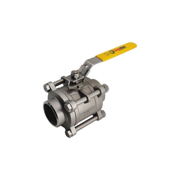 Manufacturer Varies Manual 2-Way Ball Valve,Butt Weld,316 SS 06Q031B04012
