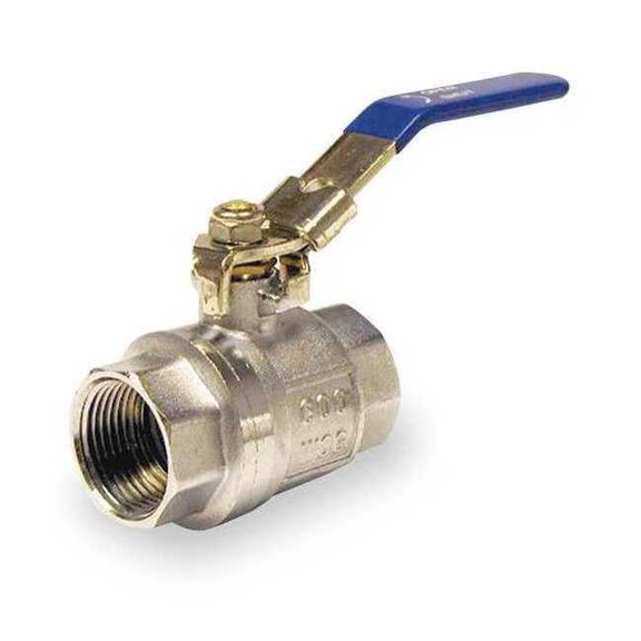 Manufacturer Varies 1/2" FNPT Chrome Brass Ball Valve Inline 107-823-CL