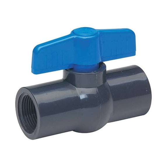 Manufacturer Varies 3/4" FNPT PVC Ball Valve Inline 107-134-NPG