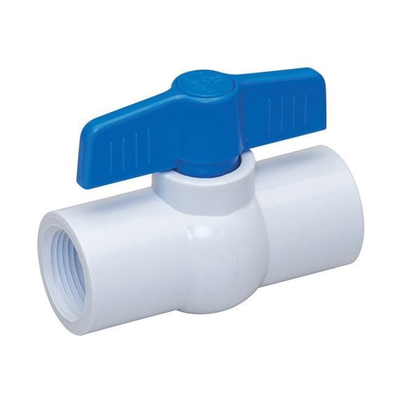 Manufacturer Varies 3/4" FNPT PVC Ball Valve Inline 107-134-NP