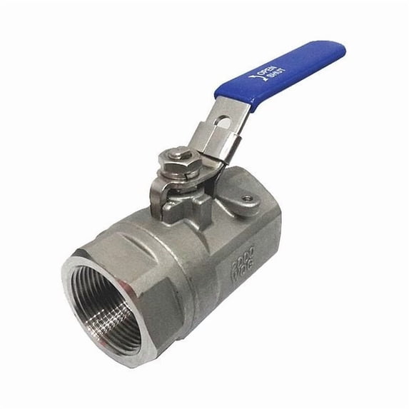 Manufacturer Varies 1" FNPT Stainless Steel Ball Valve Inline 06Q221N06010
