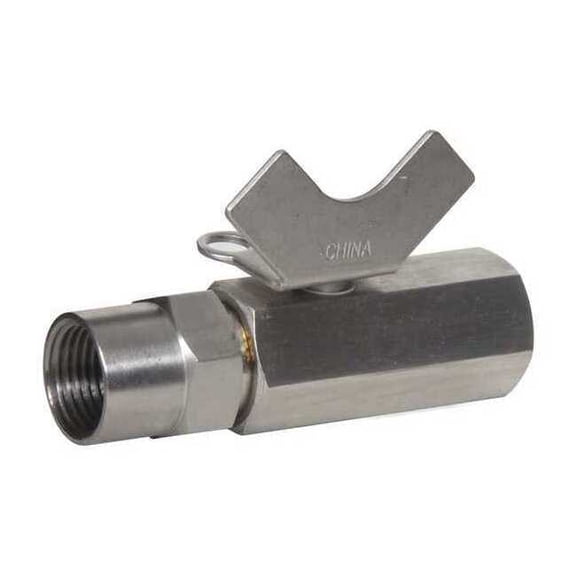Manufacturer Varies 1/4" FNPT Stainless Steel Ball Valve Inline G-MSFF-25