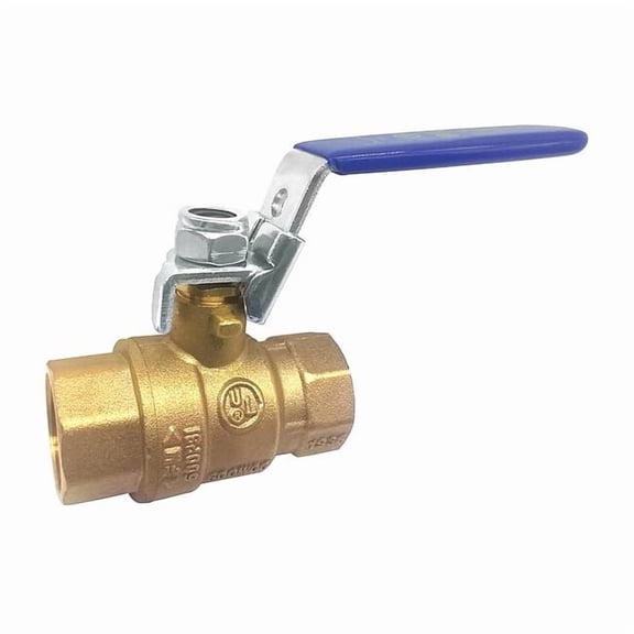 Manufacturer Varies 3/8" FNPT Brass Ball Valve Inline 32H971