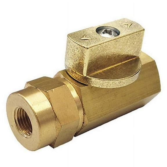 Manufacturer Varies 1/8" FNPT Brass Ball Valve Inline 1WMN2