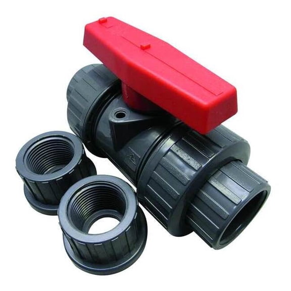 Manufacturer Varies 3/4" Socket PVC Ball Valve Union 4PGD4