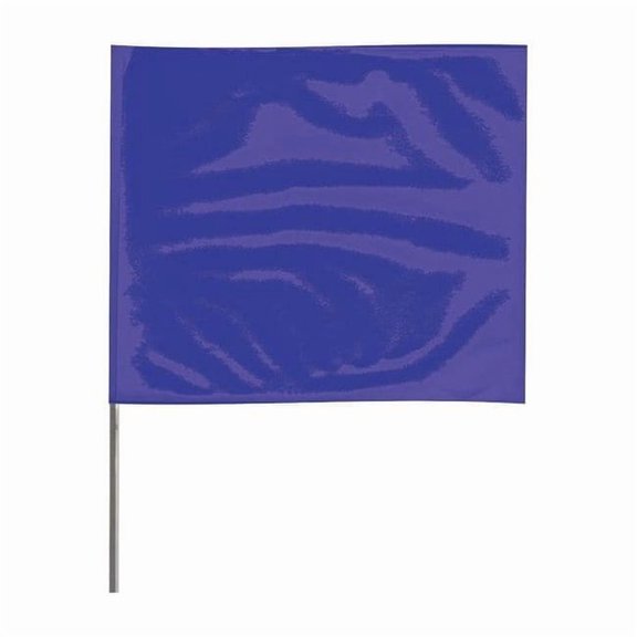 Manufacturer Varies Marking Flag,18", Blue,PVC,PK100 4518B-200