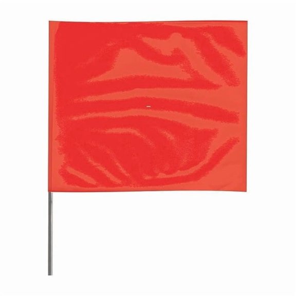 Manufacturer Varies Marking Flag,18", Red,PVC,PK100 4518R-200