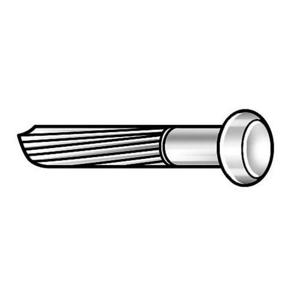 Masonry Nail,2 in,9 ga,PK98, 9 ga Guage, 2 in L, Steel, Plain 4NFA5