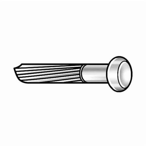 Masonry Nail,3 in,9 ga,PK66, 9 ga Guage, 3 in L, Steel, Plain 1131103