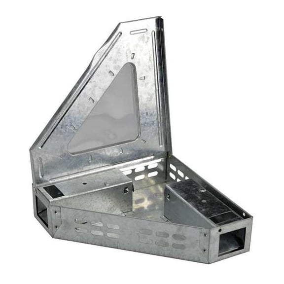 Manufacturer Varies Triangle Mouse Trap,Clear Lid 32J095