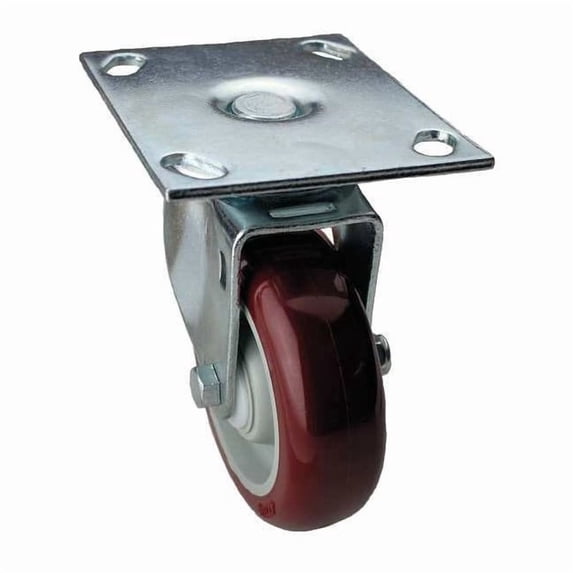 Swivel NSF-Listed Plate Caster,450 lb.,NSF-Listed Plate Type B 33H912