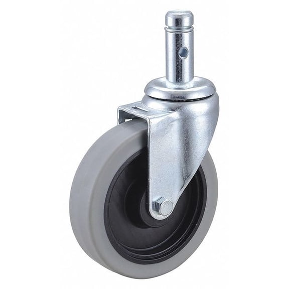 Swivel Stem Caster,TPR,5 in.,325 lb. 32J812