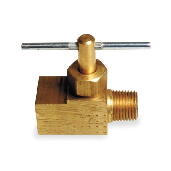 Manufacturer Varies Needle Valve,Straight,Brass,1/8 In. 6MN31