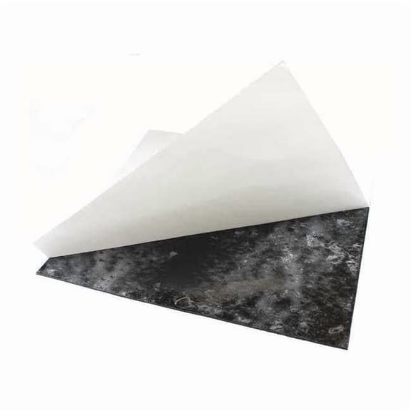 3/16" Comm. Grade Neoprene Rubber Sheet, 12"x12", Black, 30A