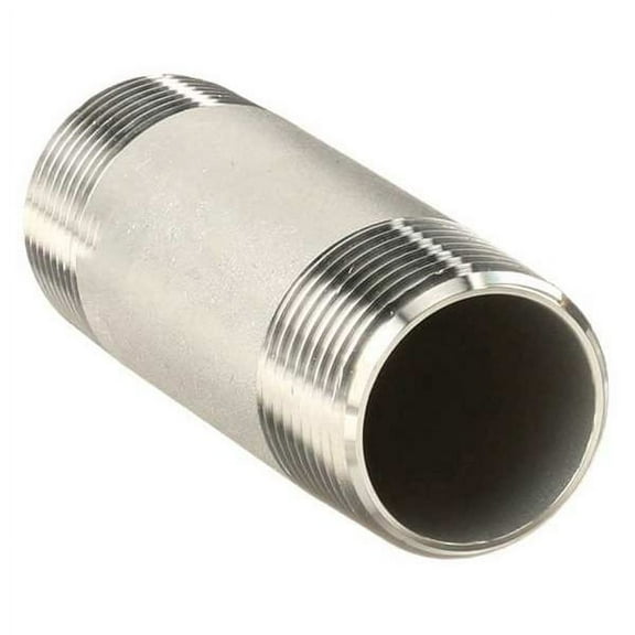 1/2" MNPT x 10" TBE Stainless Steel Pipe Nipple Sch 40