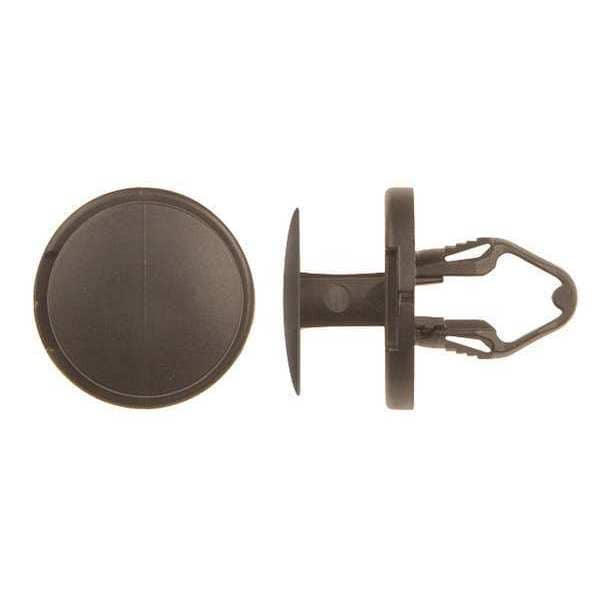 Manufacturer Varies Nylon Retainers,Black,Dome,14mm L,PK50 10239PK