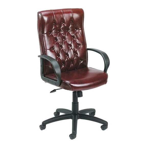 Manufacturer Varies Office Chair,45.5 in H, Burgundy/Black 6GNP1