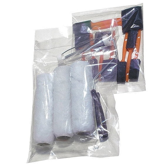 Manufacturer Varies Open Poly Bags, 6" x 4", 1 mil, Clear, None, 5000 PK 5DRF0