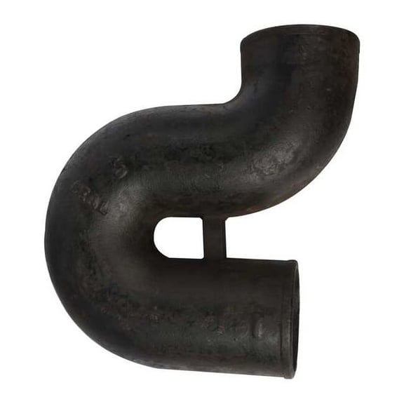 Manufacturer Varies P-Trap, Cast Iron, 4 in Pipe Size,Socket 222512