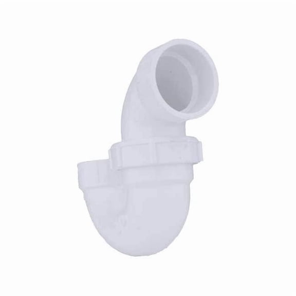 Manufacturer Varies PVC, White Finish, P-Trap with Union 1CNW3
