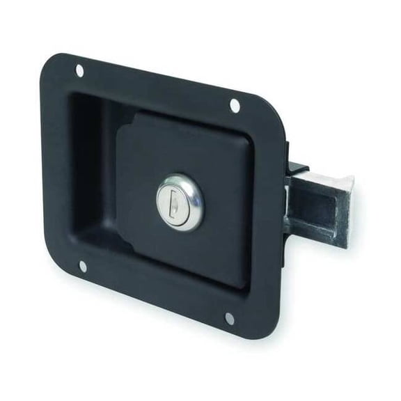Paddle Latch,Keyed,Black Powder Coated 1XPB8