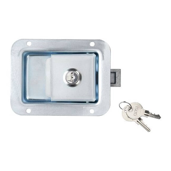 Manufacturer Varies Paddle Latch,Keyed,Zinc Plated 1XPB7