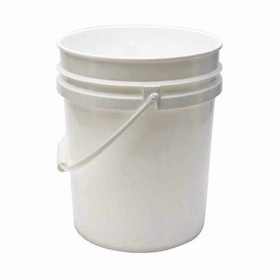 Manufacturer Varies Pail, 5.0 gal., Plastic Handle, 11-7/8 in L ROP2150-WP