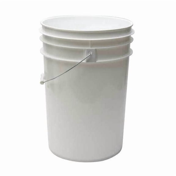 Manufacturer Varies Pail, 6.0 gal., Open Head, White ROP2160W-M