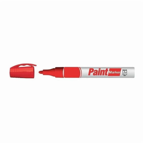 Manufacturer Varies Industrial Marker, Jumbo Tip, Red Color Family, Ink 19N836