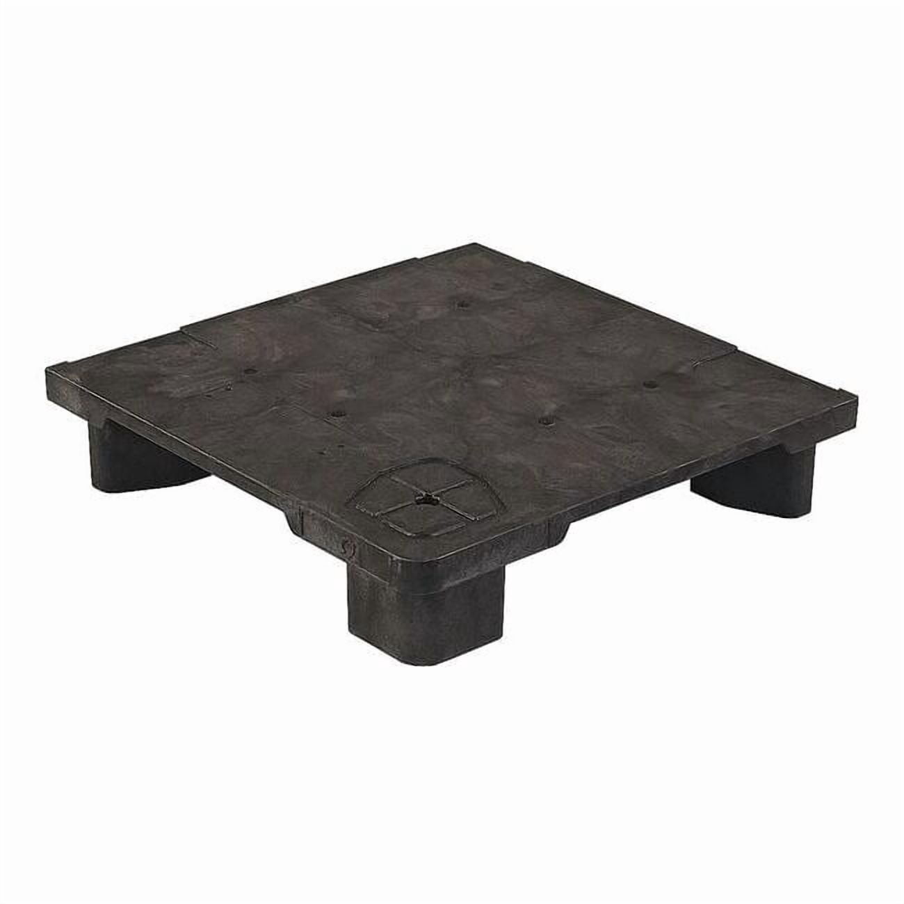 Recycled High Density Polyethylene Pallet, 24 in L, 24 in W, 5 1/2 in H, 1,000 lb Dynamic