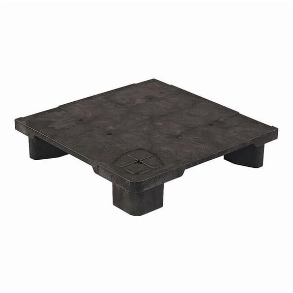 Recycled High Density Polyethylene Pallet, 24 in L, 24 in W, 5 1/2 in H, 1,000 lb Dynamic