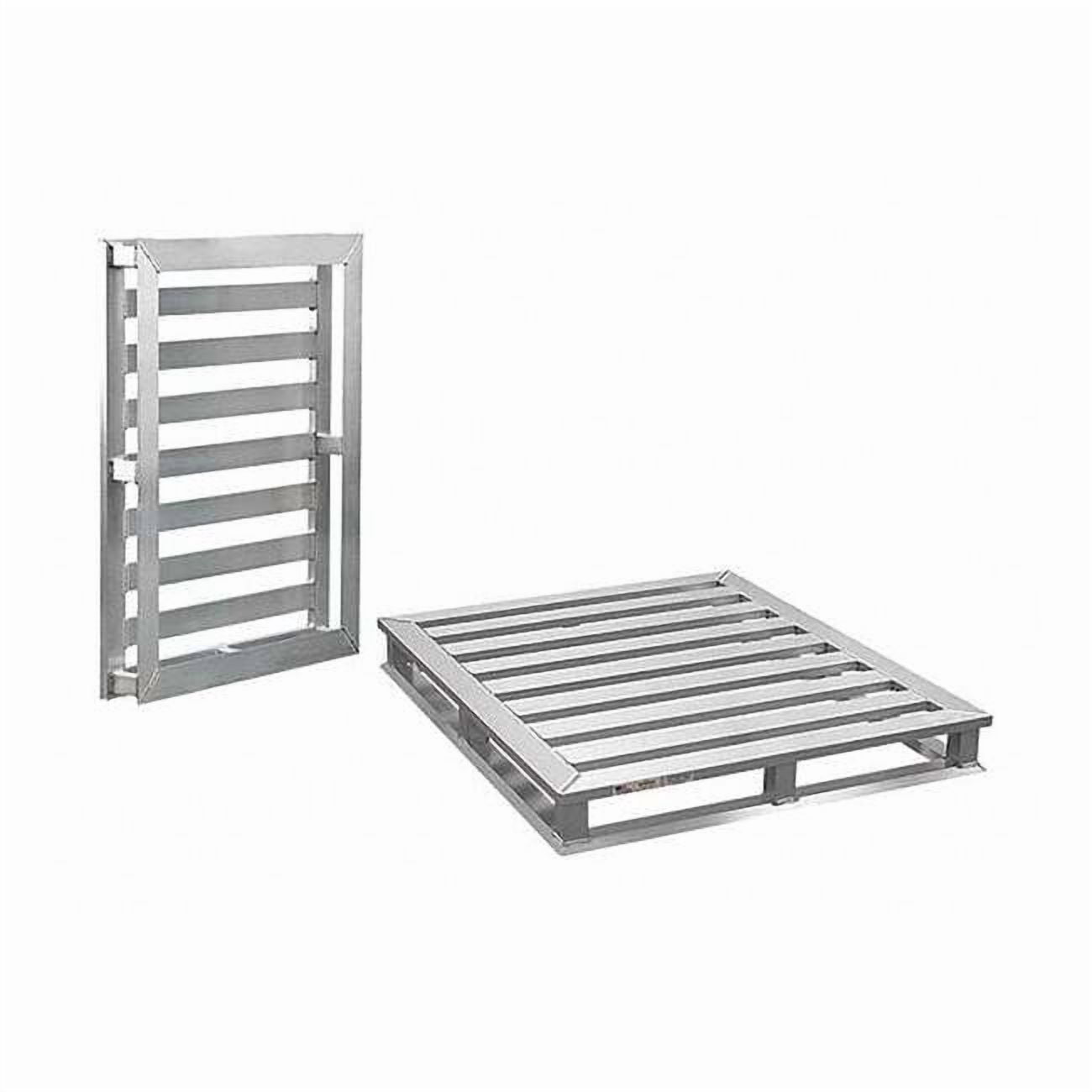 Aluminum Pallet, 48 in L, 40 in W, 5 1/4 in H, 5,000 lb Dynamic 99613