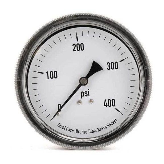 Manufacturer Varies Panel Mount Pressure Gauge,U Clamp,3-1/2 4CFA8