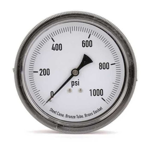 Manufacturer Varies Panel Mount Pressure Gauge,U Clamp,3-1/2 4CFC1