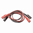 thumbnail image 1 of Patch Cord, Alligator Clip on Both Ends, 40", PVC, Black, Red, 1 of 1