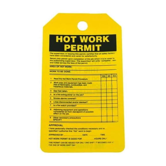 Manufacturer Varies Permit Tag,5 3/4in H,3 1/4in W,PVC,PK25 43Z320