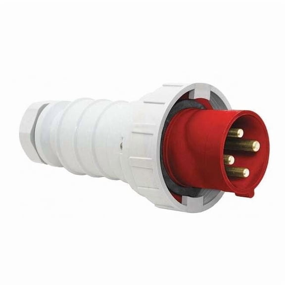 Bryant Pin and Sleeve Plug,60 A,Red,3Pl BRY460P7W