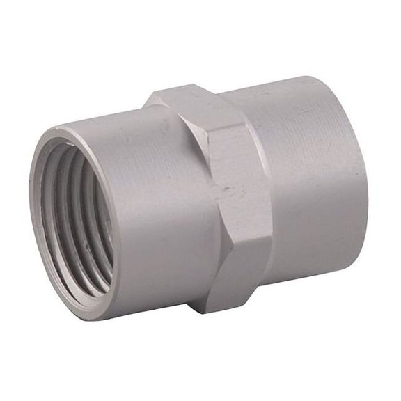 Manufacturer Varies Pipe Coupling,Aluminum,3/8 (F)NPT 30E650
